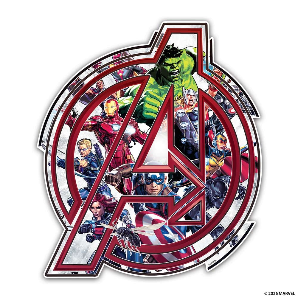 Wooden Jigsaw Puzzles Avengers Logo – Wooden Jigsaw Puzzle