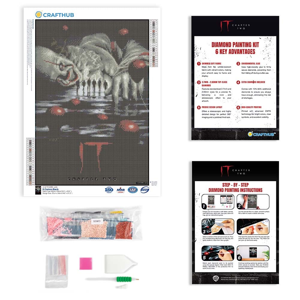 Diamond Painting Kits 17.7" x 21.7" / 45cm x 55cm It Comes Back - Diamond Painting Kit