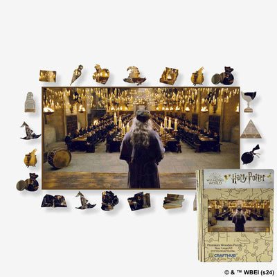 Harry Potter - Dumbledore and The Great Hall Wooden Jigsaw Puzzle