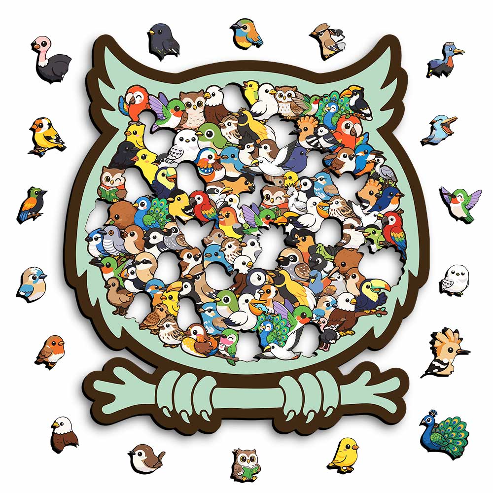 Animal Jigsaw Puzzle > Wooden Jigsaw Puzzle > Jigsaw Puzzle Forest Life - Wooden Jigsaw Puzzle