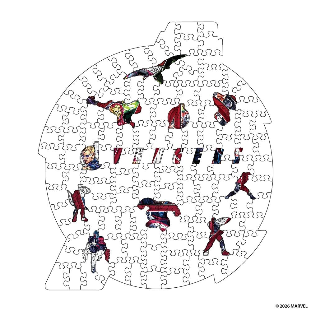 Wooden Jigsaw Puzzles Avengers Logo – Wooden Jigsaw Puzzle