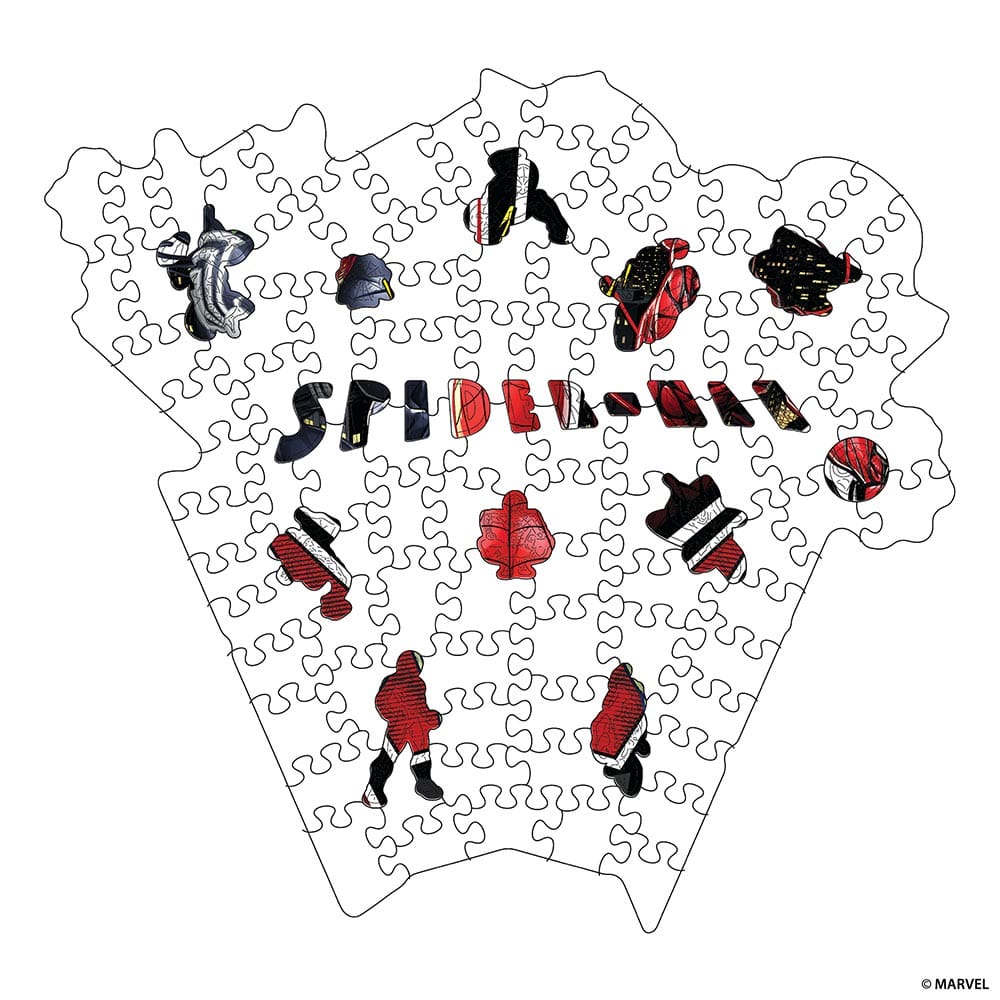 Wooden Jigsaw Puzzles Spider-Man Faceoff – Wooden Jigsaw Puzzle