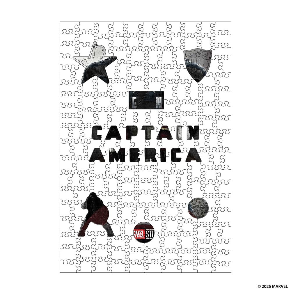 Wooden Jigsaw Puzzles Captain America: The First Avenger – Wooden Jigsaw Puzzle