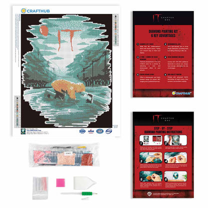 Diamond Painting Kits 17.7" x 21.7" / 45cm x 55cm You Will Float Too - Diamond Painting Kit