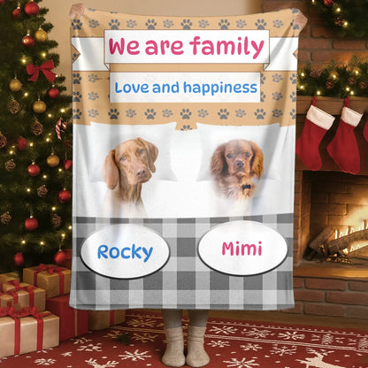 Personalized Blankets Blanket Product DMT / White / 30x40in / 76x101cm My Reason To Come Home - Personalized Pet Lovers Photo Custom Blanket