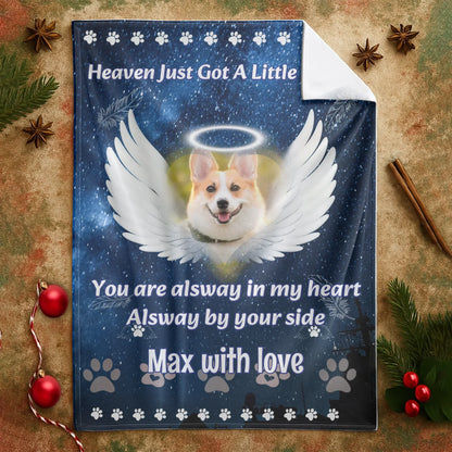 Personalized Blankets You Are Alway In My Heart - Personalized Memorial Dog Photo Custom Blanket