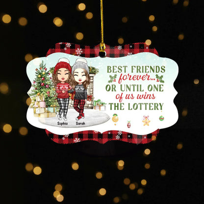 Personalized Ornaments Friends Who Slay Together, Stay together - Personalized Friends Custom Acrylic Ornament