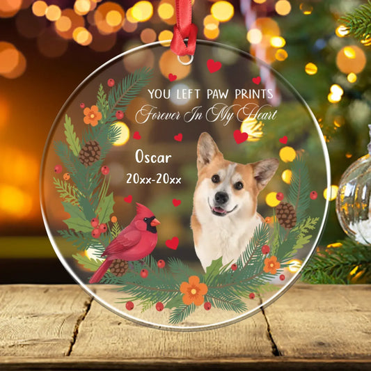 Personalized Ornaments Ornament Acrylic DMT / Glass / 3.5in / 8.9cm That You Are Not Missing - Personalized Dog Memorial Photo Acrylic Ornament