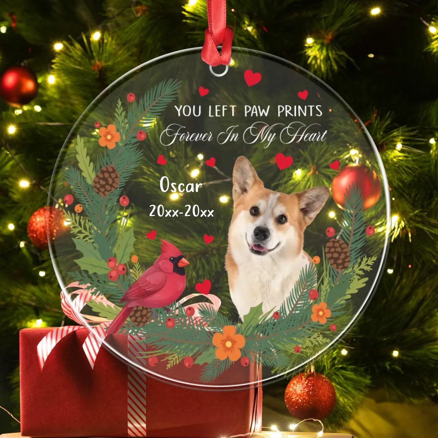 Personalized Ornaments That You Are Not Missing - Personalized Dog Memorial Photo Acrylic Ornament