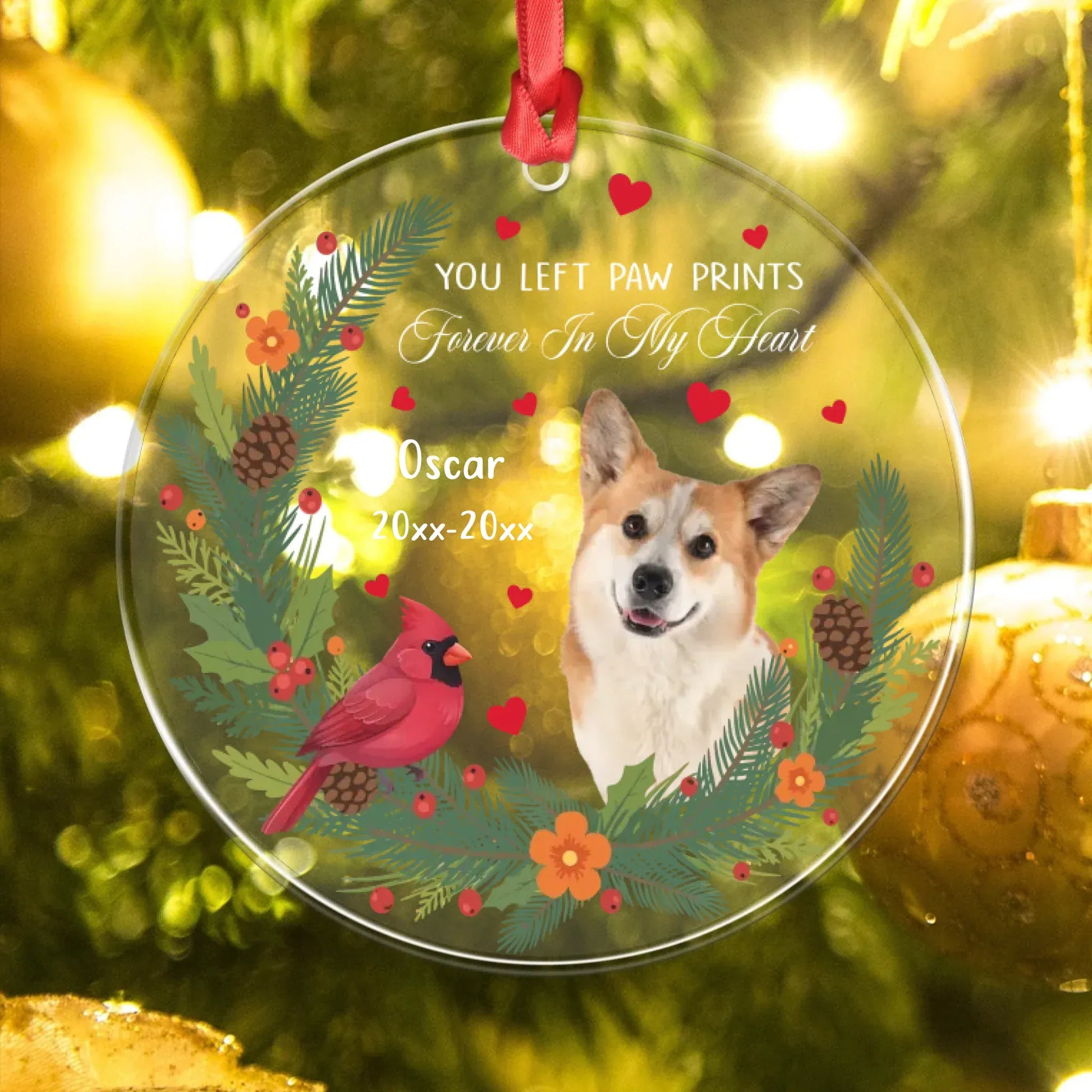 Personalized Ornaments That You Are Not Missing - Personalized Dog Memorial Photo Acrylic Ornament