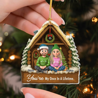 Personalized Ornaments Together Is My Favorite Place To Be - Family Holiday Keepsake - Personalized Acrylic Ornament