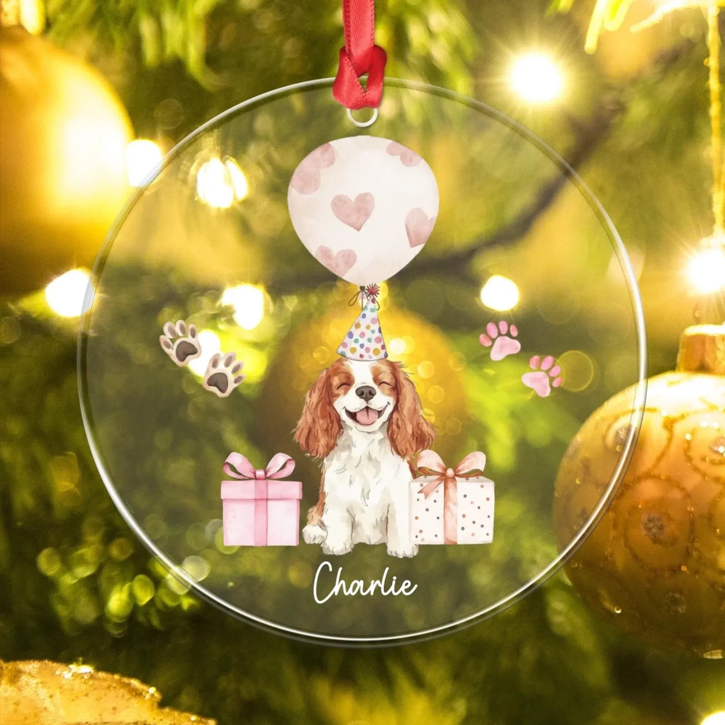 Personalized Ornaments A Birthday Smile That Lasts Forever - Personalized Dog Lovers Acrylic Ornament