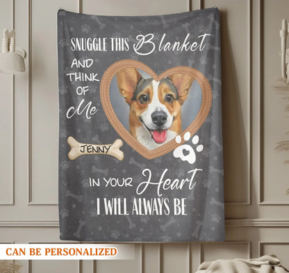 Personalized Blankets Forever Remembered Forever Loved - Personalized Pet Memorial Photo Custom Blanket
