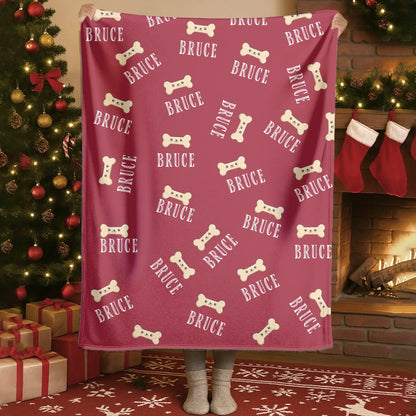 Personalized Blankets Blanket Custom KNT / White / 30x40in / 76x101cm My Favorite Fur Baby Pattern - Personalized Blanket