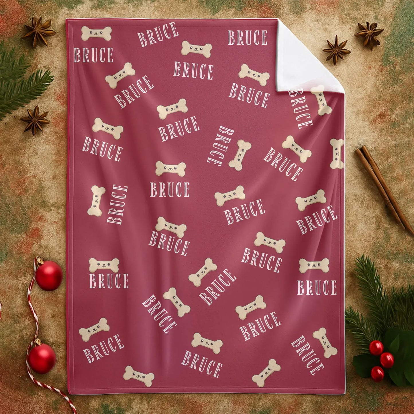 Personalized Blankets My Favorite Fur Baby Pattern - Personalized Blanket