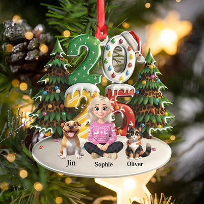 Personalized Ornaments The Furrfect Time Of The Year - Personalized Custom Acrylic Ornament