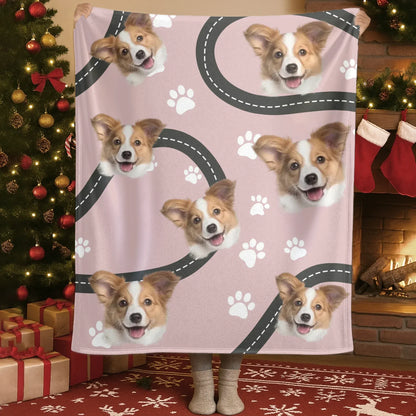 Personalized Blankets My Overly Protective Bodyguard - Personalized Dog Photo Custom Blanket