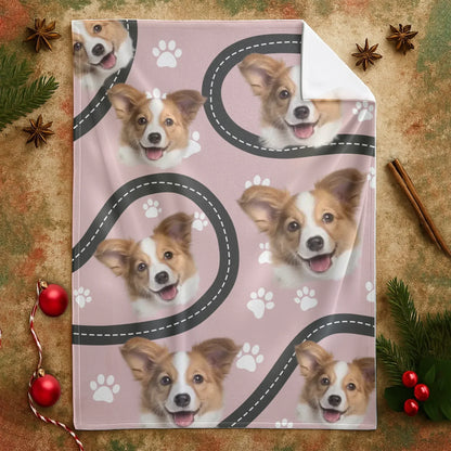 Personalized Blankets My Overly Protective Bodyguard - Personalized Dog Photo Custom Blanket