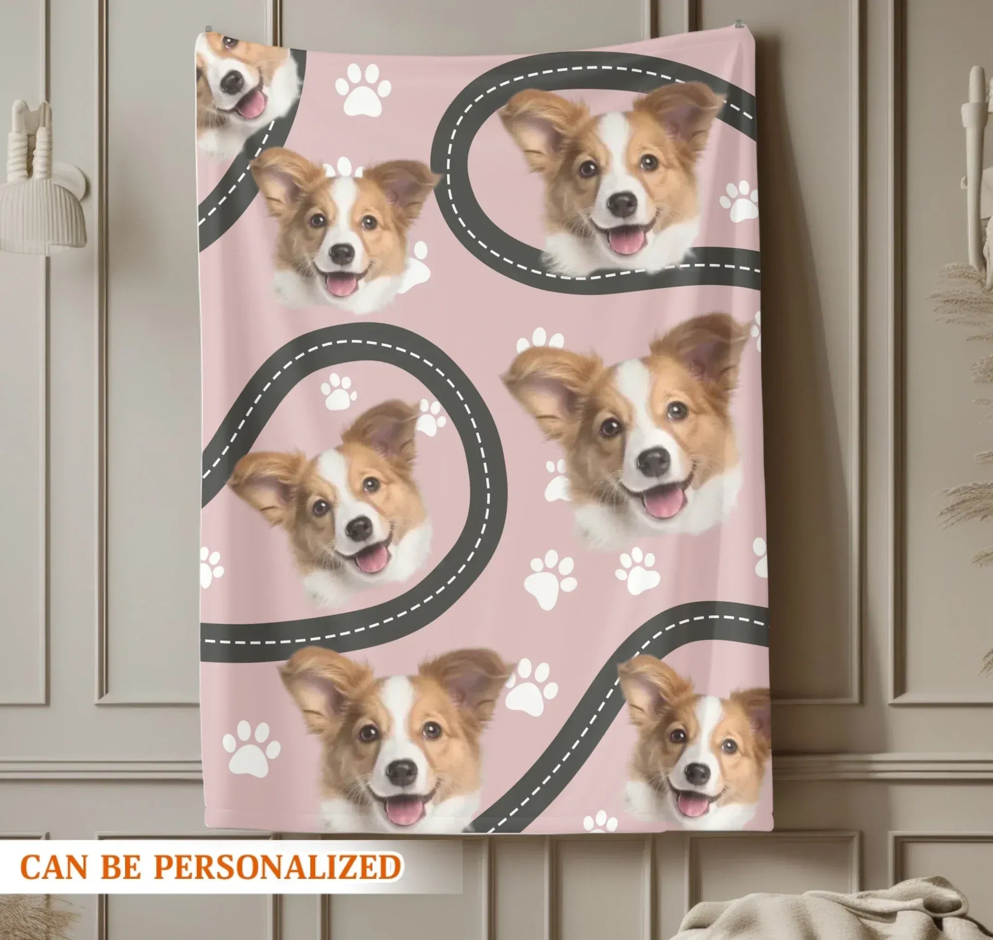Personalized Blankets My Overly Protective Bodyguard - Personalized Dog Photo Custom Blanket
