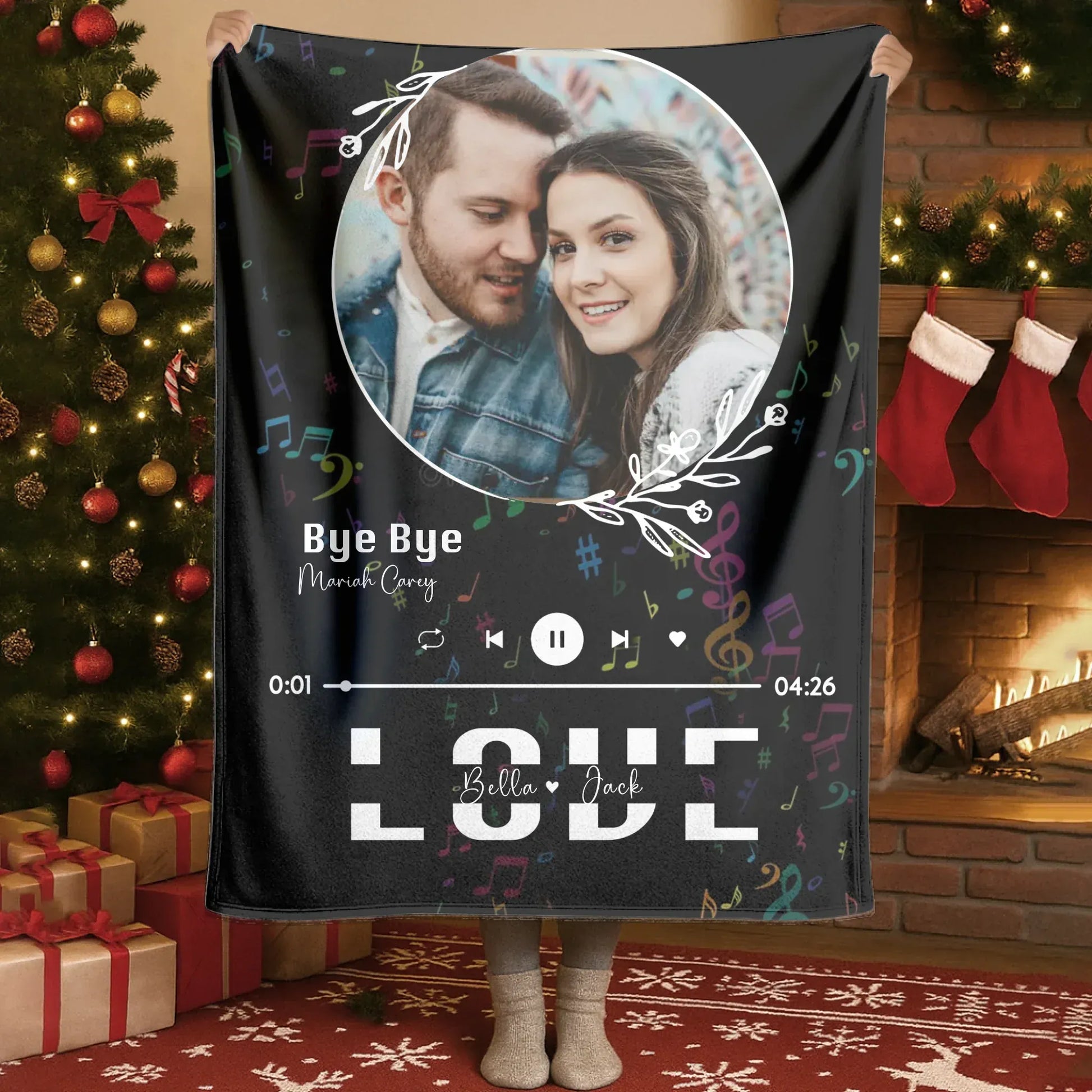 Personalized Blankets Our Song Our Love Story - Personalized Song Lyrics Custom Couple Blanket