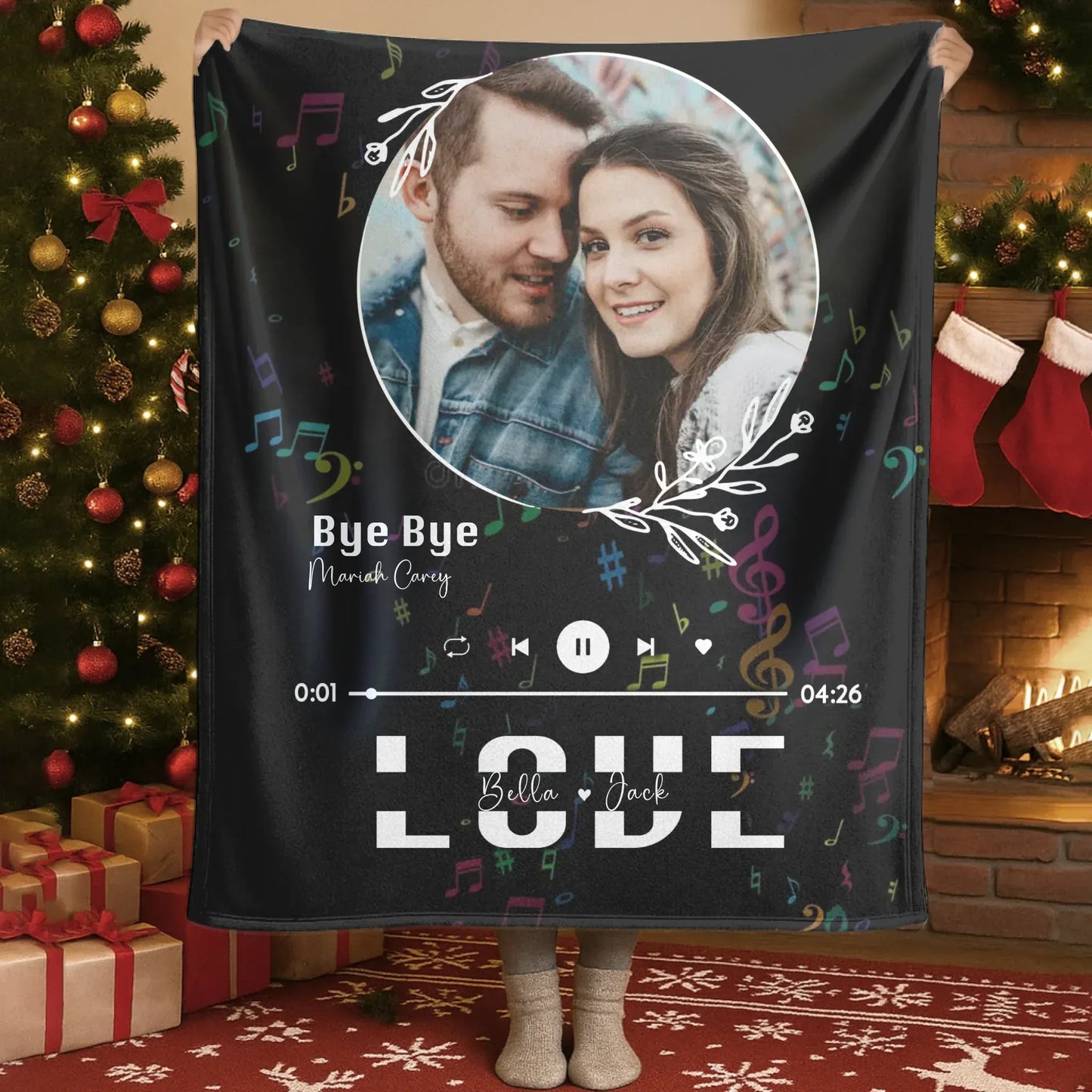 Personalized Blankets Our Song Our Love Story - Personalized Song Lyrics Custom Couple Blanket