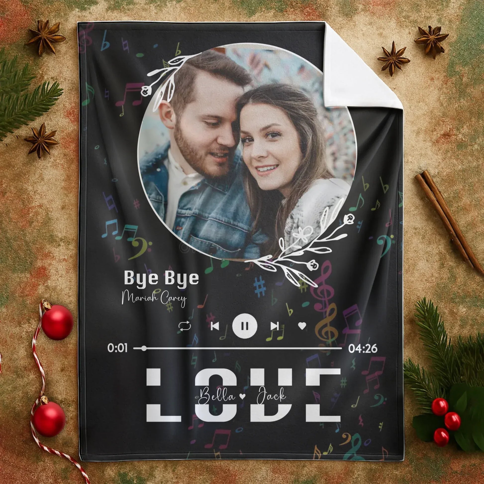 Personalized Blankets Our Song Our Love Story - Personalized Song Lyrics Custom Couple Blanket