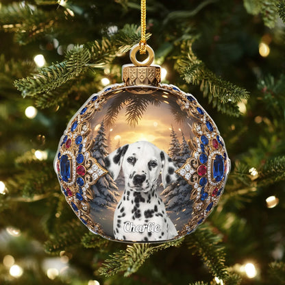 Personalized Ornaments You're The Brightest Gem On The Tree - Personalized Pet Lovers Photo Acrylic Ornament