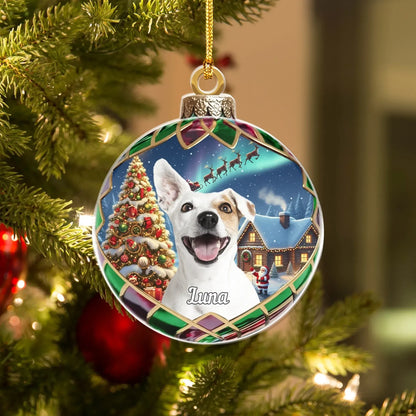 Personalized Ornaments The Jewel Of Holiday Memories - Personalized Pet Lovers Photo Acrylic Ornament