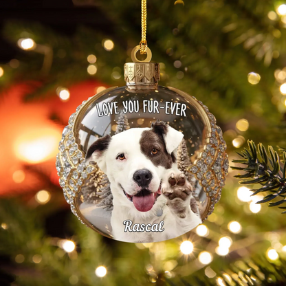 Personalized Ornaments Ornament Acrylic DMT / Glass / 3.5in / 8.9cm You're The Most Luxurious Diamond - Personalized Pet Lovers Photo Upload Acrylic Ornament