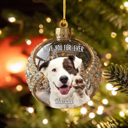 Personalized Ornaments Ornament Acrylic DMT / Glass / 3.5in / 8.9cm You're The Most Luxurious Diamond - Personalized Pet Lovers Photo Upload Acrylic Ornament
