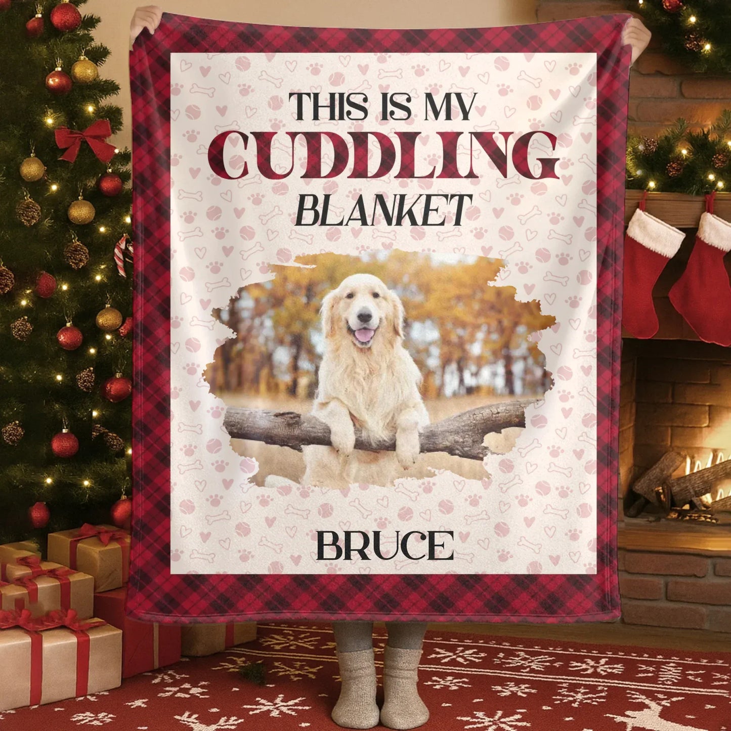 Personalized Blankets Warm Hugs And Cuddles - Personalized Pet Photo Custom Cozy Blanket