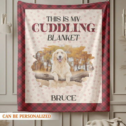Personalized Blankets Warm Hugs And Cuddles - Personalized Pet Photo Custom Cozy Blanket
