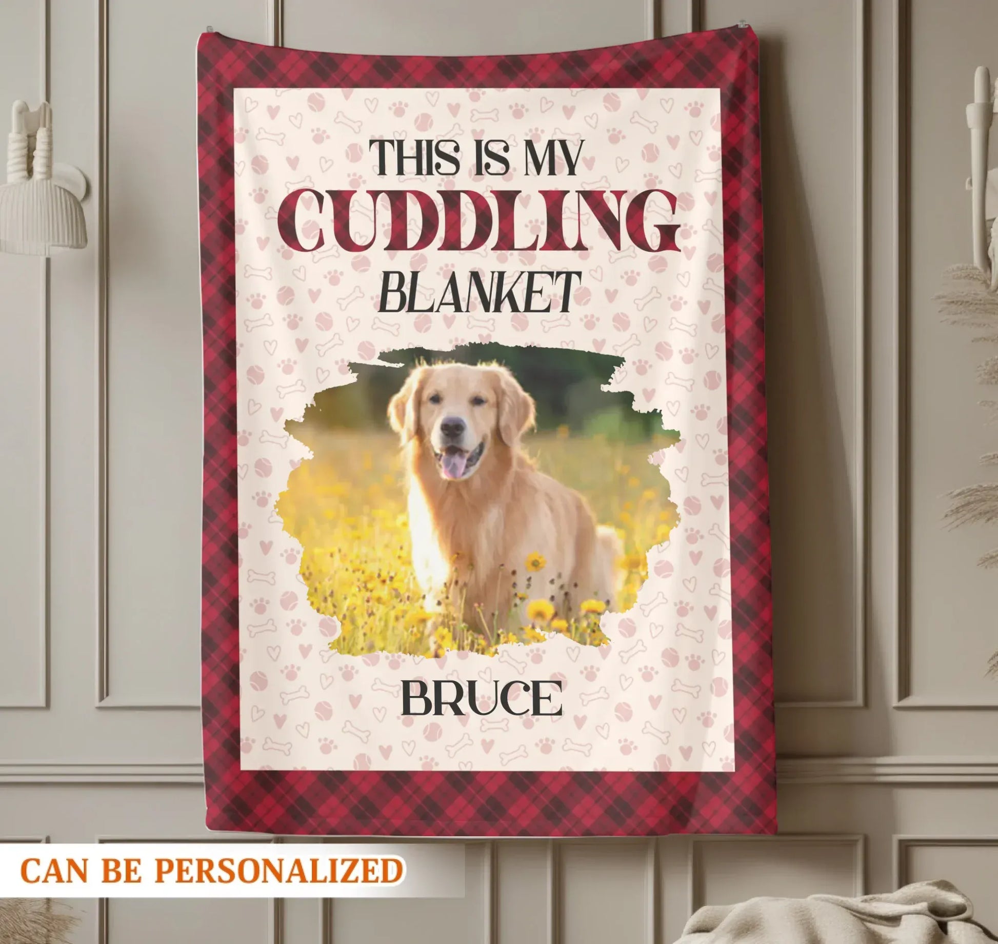 Personalized Blankets Warm Hugs And Cuddles - Personalized Pet Photo Custom Cozy Blanket