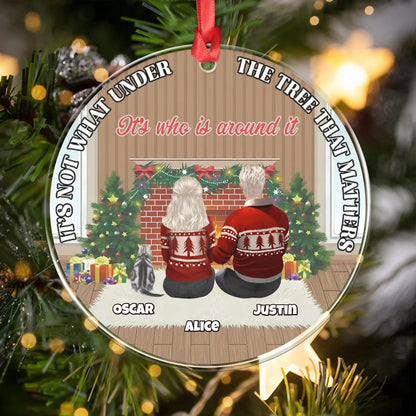 Personalized Ornaments Ornament Acrylic DMT / Glass / 3.5in / 8.9cm You Are My Favorite Xmas Gift - Personalized Cat Lover Custom Acrylic Ornament