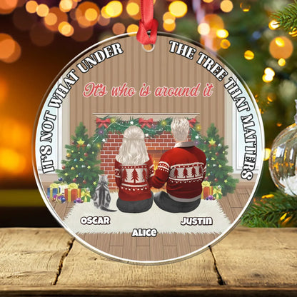 Personalized Ornaments You Are My Favorite Xmas Gift - Personalized Cat Lover Custom Acrylic Ornament