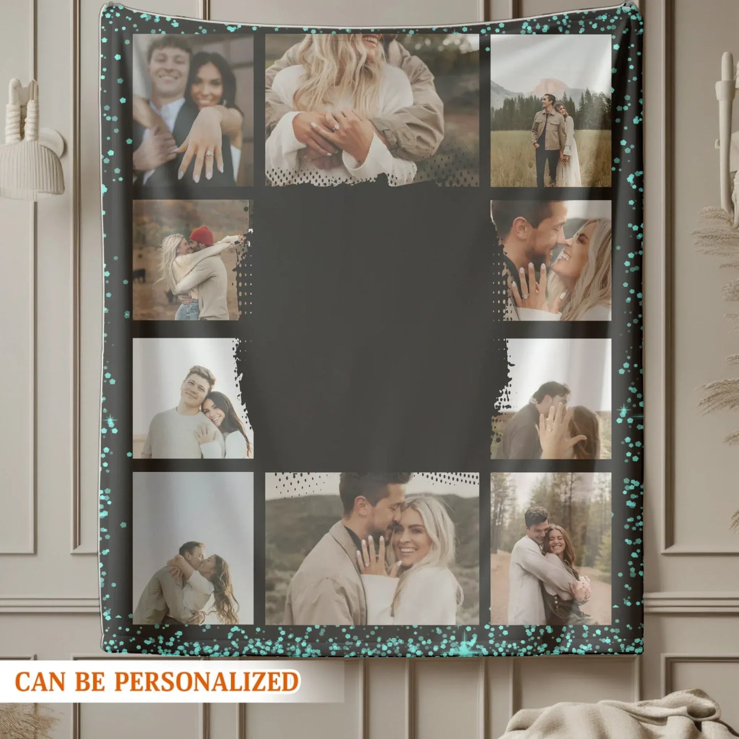 Personalized Blankets I Love You Couple Personalized Collage Photo Meaningful Blanket