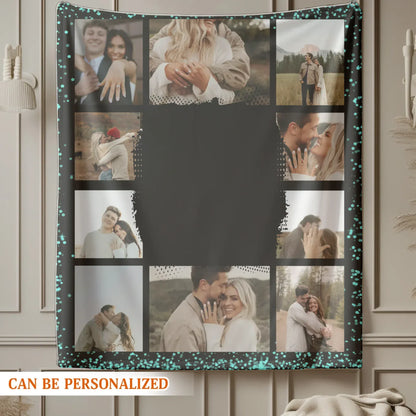 Personalized Blankets I Love You Couple Personalized Collage Photo Meaningful Blanket