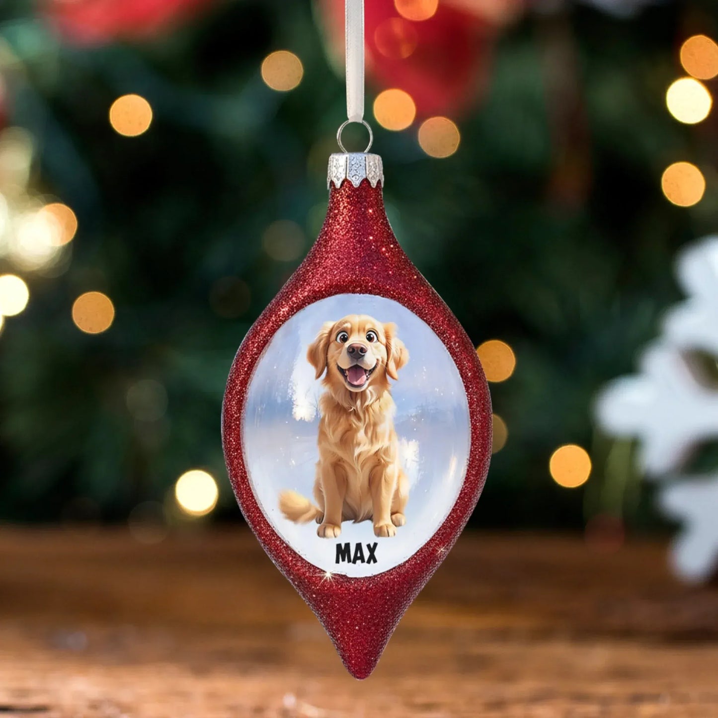 Personalized Ornaments Warm Hearts and Winter Sparkle - Personalized Dog And Cat Lovers Custom Acrylic Ornament