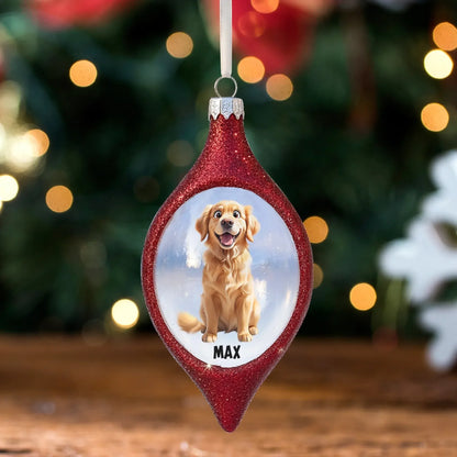 Personalized Ornaments Warm Hearts and Winter Sparkle - Personalized Dog And Cat Lovers Custom Acrylic Ornament