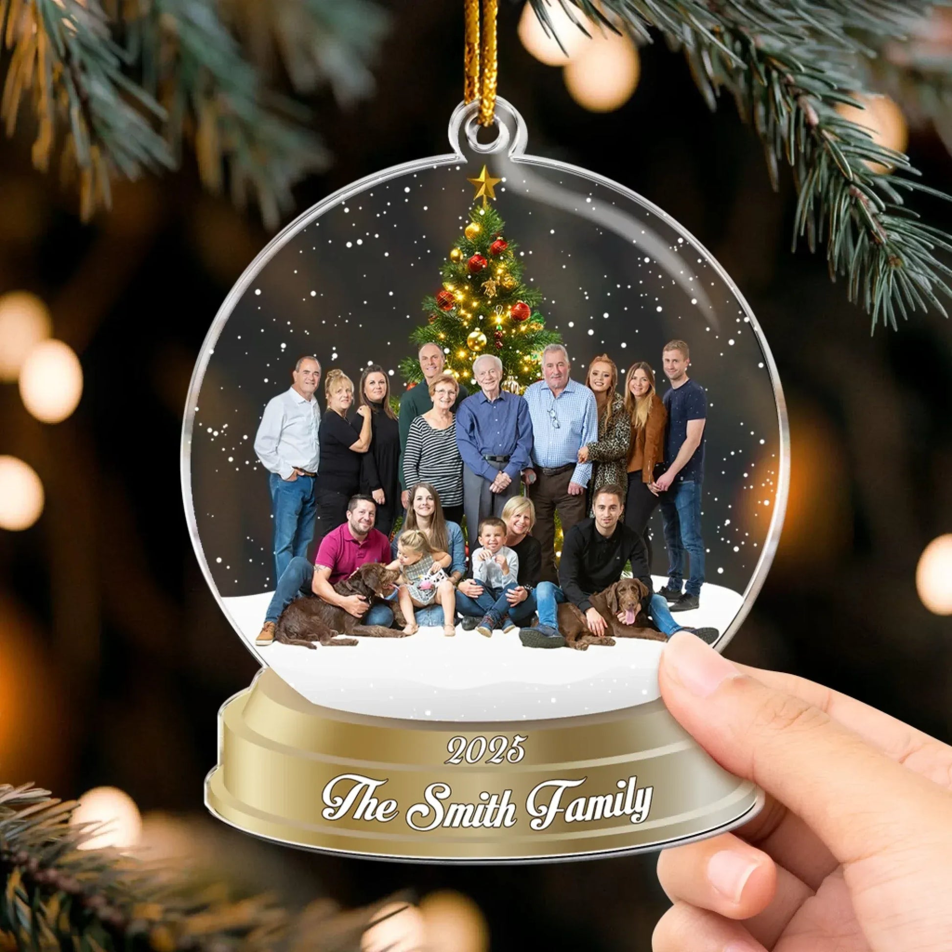 Personalized Ornaments Custom Photo Family, Friends - Personalized Acrylic Photo Ornament