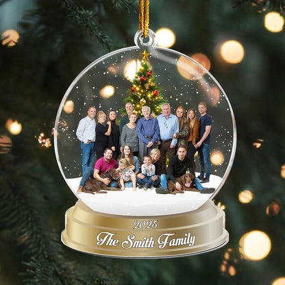 Personalized Ornaments Custom Photo Family, Friends - Personalized Acrylic Photo Ornament