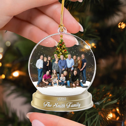 Personalized Ornaments Custom Photo Family, Friends - Personalized Acrylic Photo Ornament