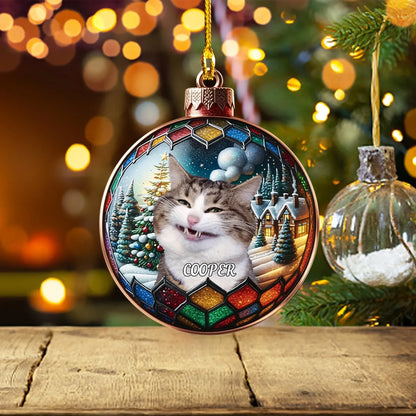 Our Brightest Holiday Moment - Personalized Photo Acrylic Ornament