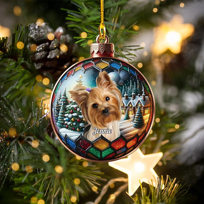 Our Brightest Holiday Moment - Personalized Photo Acrylic Ornament