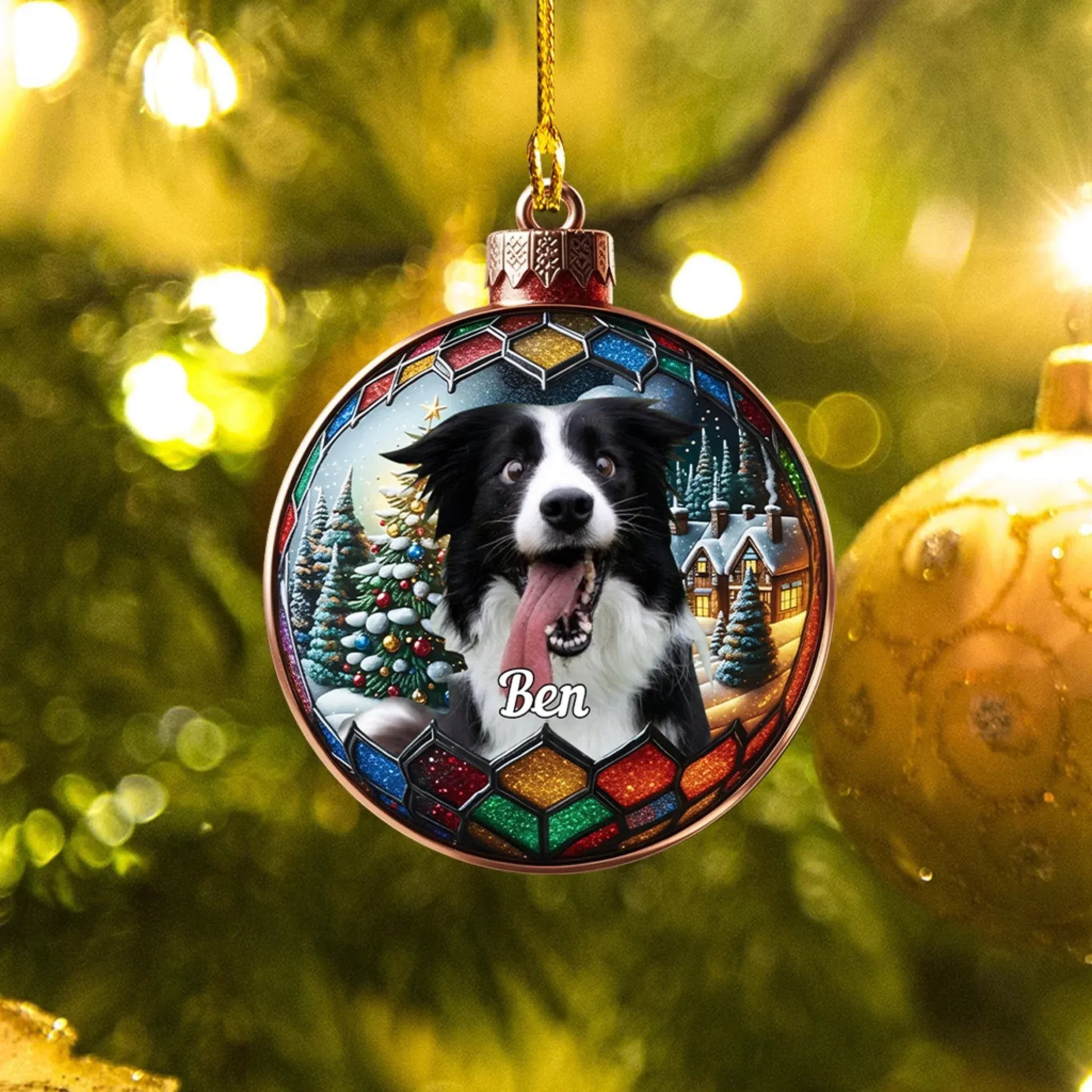 Our Brightest Holiday Moment - Personalized Photo Acrylic Ornament