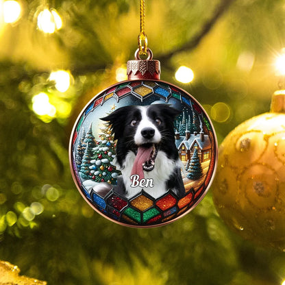 Our Brightest Holiday Moment - Personalized Photo Acrylic Ornament