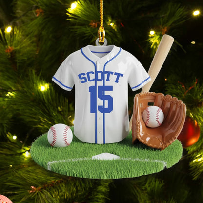 Go The Distance For The Love Of The Game - Personalized Sport Custom Acrylic Ornament