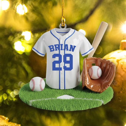 Go The Distance For The Love Of The Game - Personalized Sport Custom Acrylic Ornament