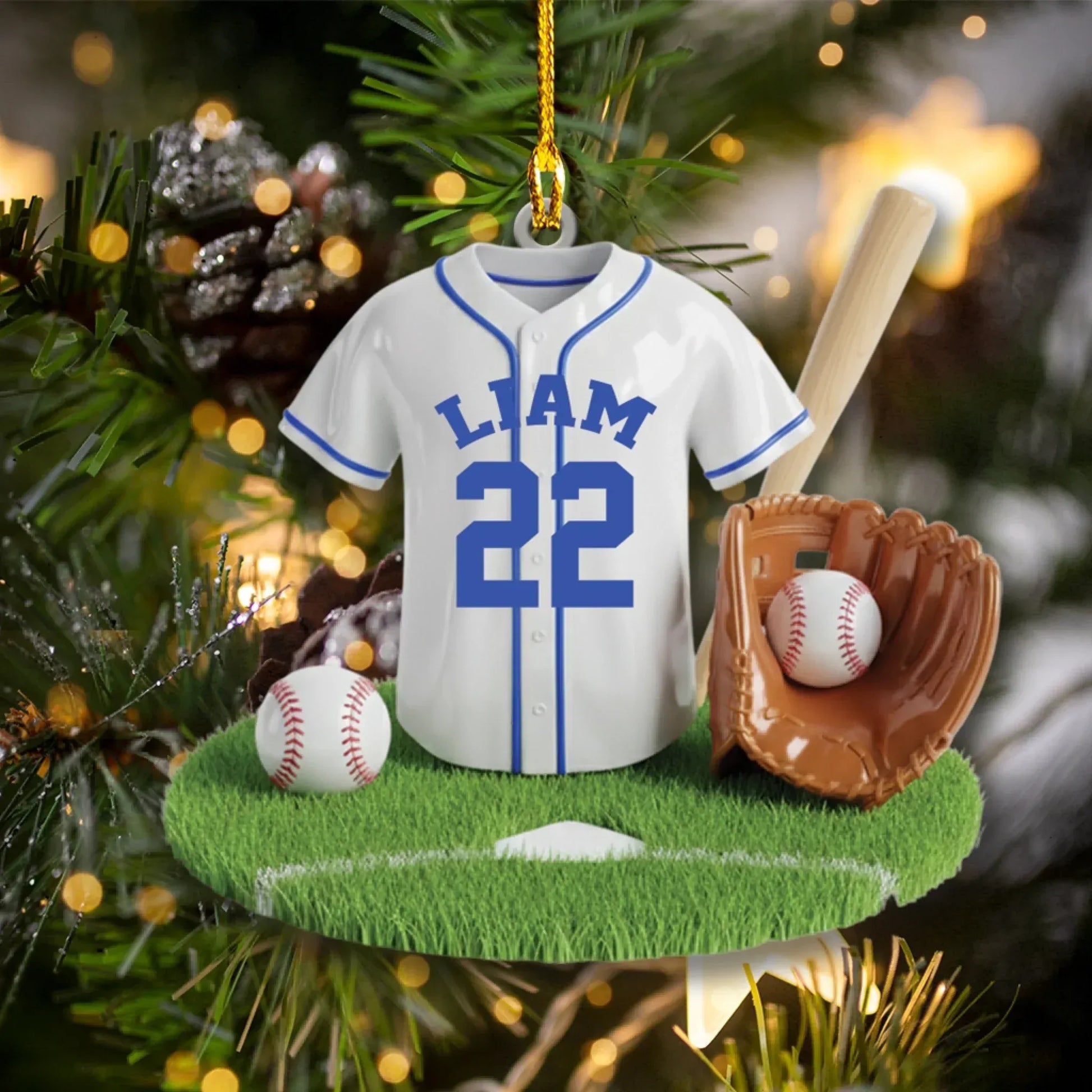 Go The Distance For The Love Of The Game - Personalized Sport Custom Acrylic Ornament