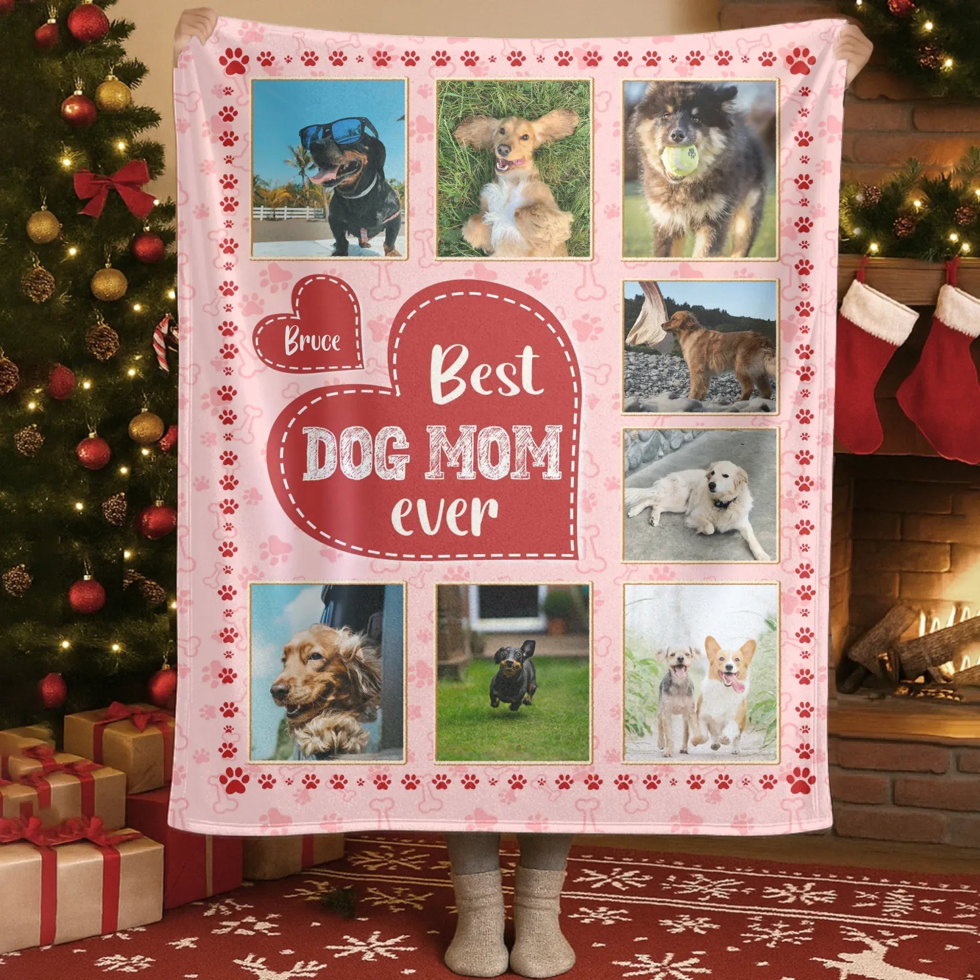 Personalized Blankets Blanket Custom KNT / White / 30x40in / 76x101cm My Only Acceptable Obsession ver MOM - Personalized Dog Memorial Photo Collage Custom Blanket